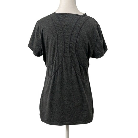 Reebok Women's Grey Fitted Performance T-shirt Size L - Picture 4 of 7